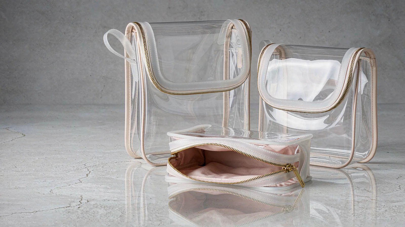 Clear PVC Cosmetic Bags — custom cosmetic bag programme hero