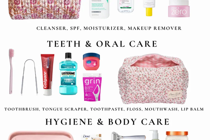 Cosmetic Bag Hygiene — Custom logo cosmetic bag sample
