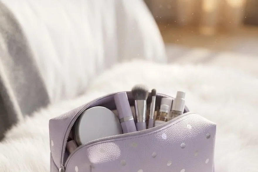 How to Clean a PVC/TPU Clear Cosmetic Bag — Beauty bag material and construction detail