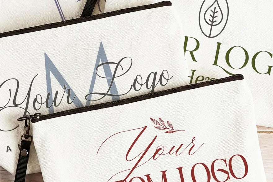 How to Verify a Cosmetic Bag Supplier — Custom logo cosmetic bag sample