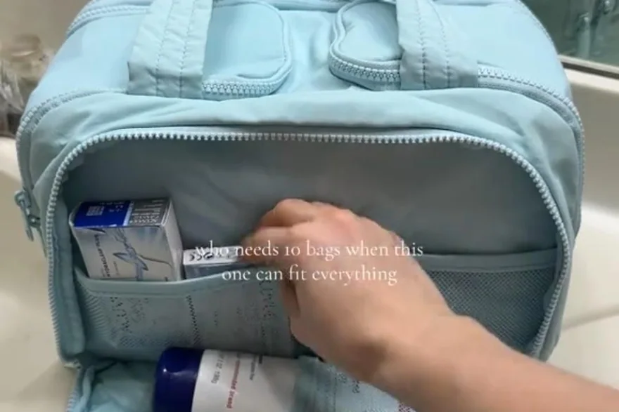 Insulated vs Non — Custom logo cosmetic bag sample
