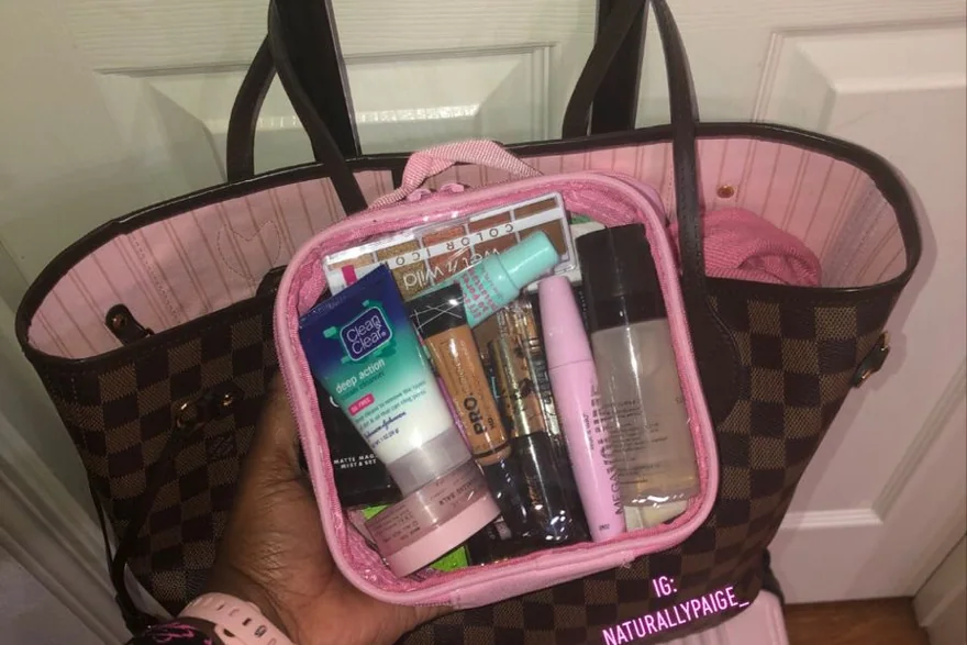 Repeat Order Cosmetic Bags — Bulk cosmetic bag production detail